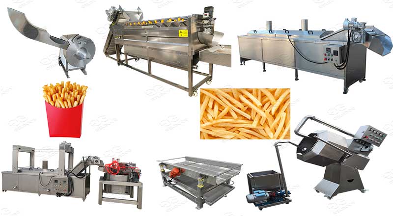 Automatic French Fries Production Line - French Fry Process Line Supplier