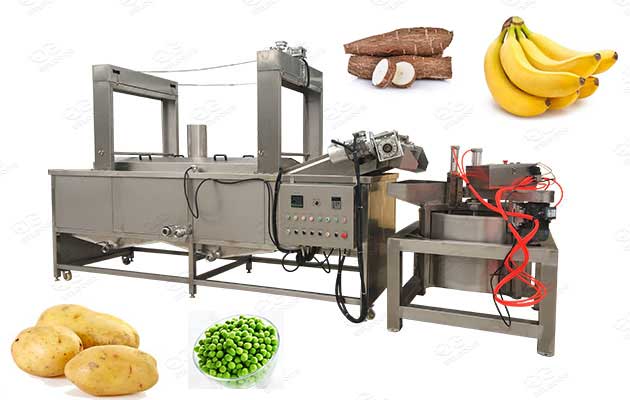 Potato Chips Frying Machine