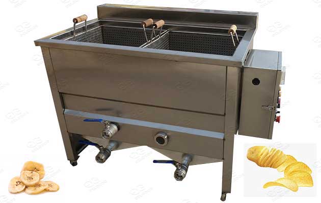 Full-Automatic Electric Potatoes Tower Chips Frying Machine Deep