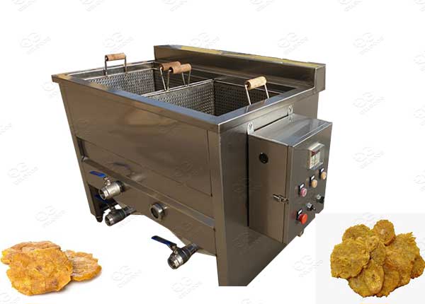 deep fryer for flattened plantain chips