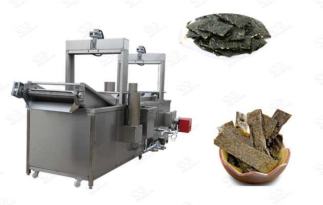 seaweed chips continuous fryer machine