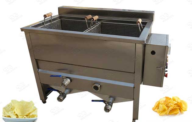 commercial durain chips frying machine 