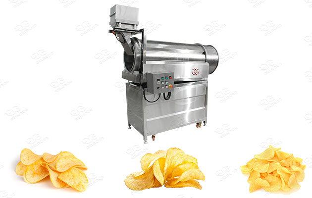 automatic potato chips flavor mixer