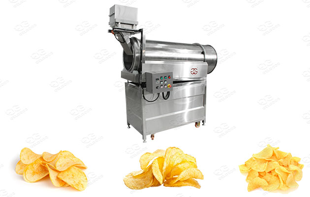 Potato Chips Seasoning Machine - Industrial Chips Flavoring Equipment