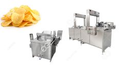 potato chips frying machine