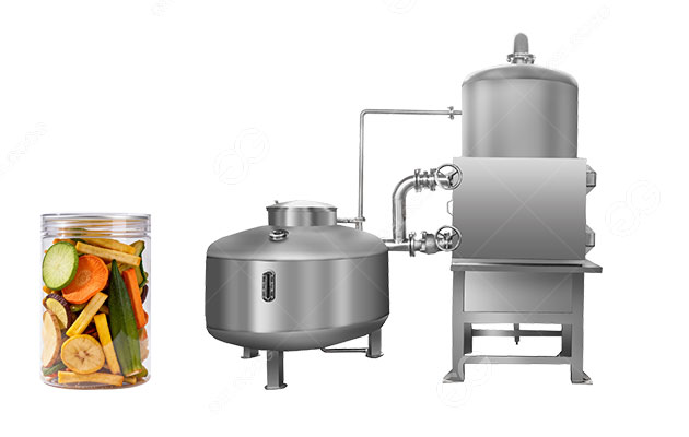 mesin penggorengan vakum untuk keripik buah dan sayuran