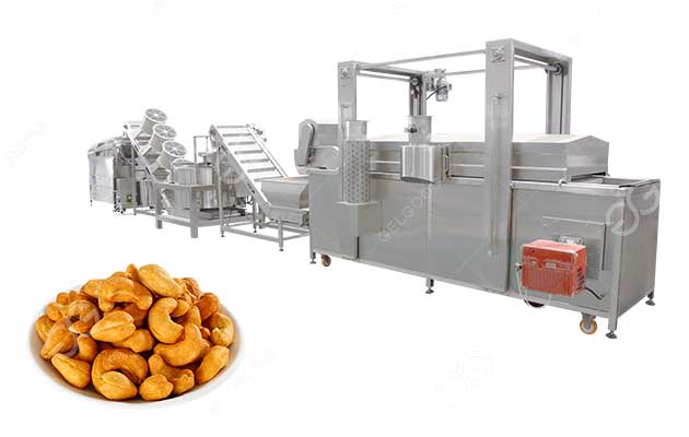 nuts frying line