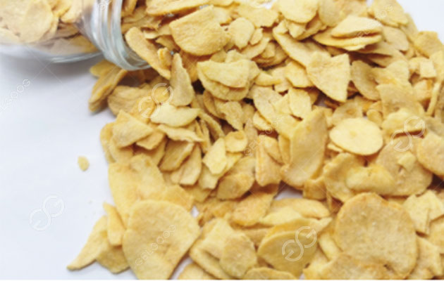 chips à l'ail frites