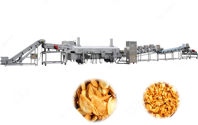 ligne de production d'ail frit