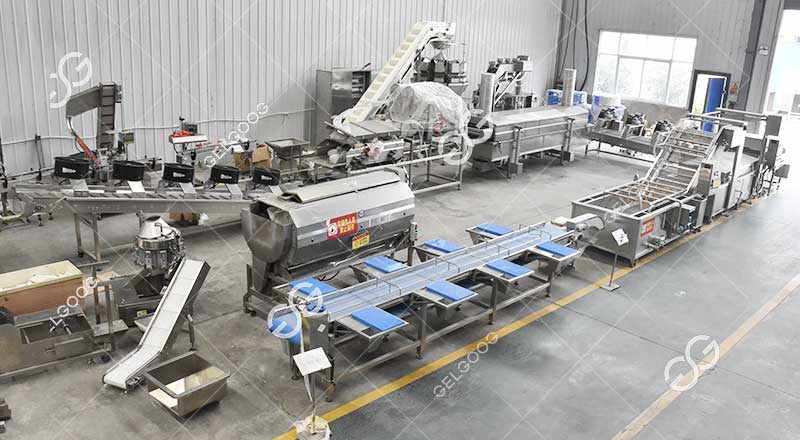 ligne de production de chips