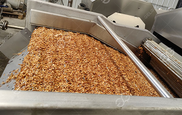 ligne de friture d'oignons