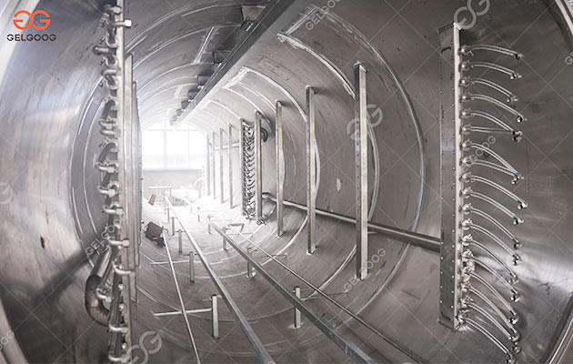 mesin pengolah sayuran kering beku