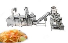Prawn Cracker Frying and Flavoring Machine prawn cracker frying machine