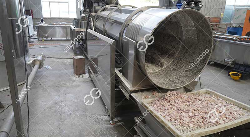 ligne de production d'oignons frits